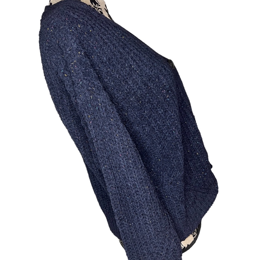 Maurices Solid Metallic Button Down Cardigan - image 7